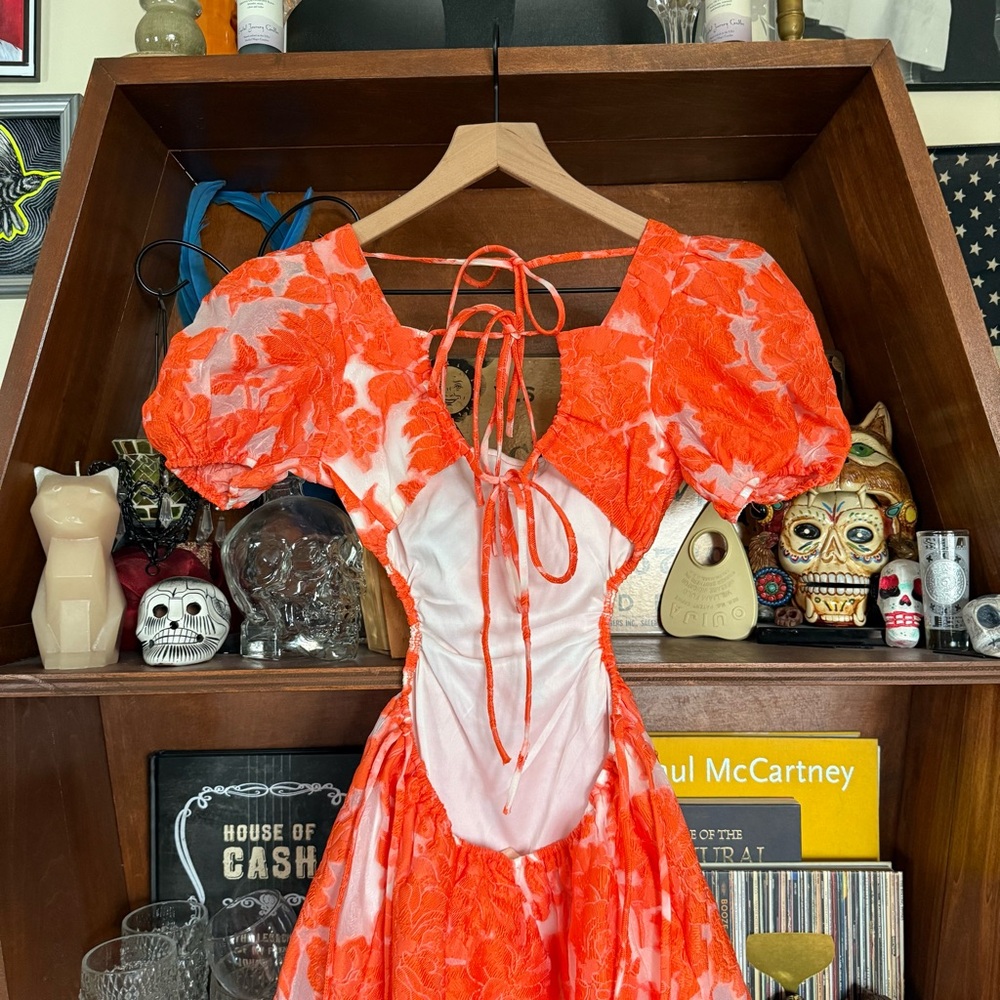 Sage & Paige - Aperol Mini Dress Orange - Women’s XS - Picture 9 of 11